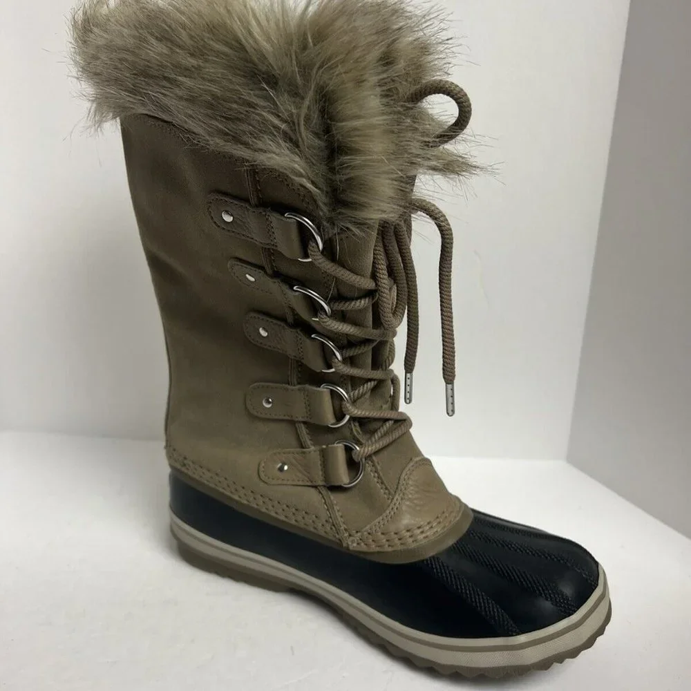Sorel Women's Joan Of Arctic, Waterproof Snow Boots Beige, Size 9.5 M - Picture 2 of 6